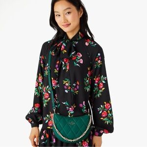 Kate Spade Emerald Quilted Crossbody Bag